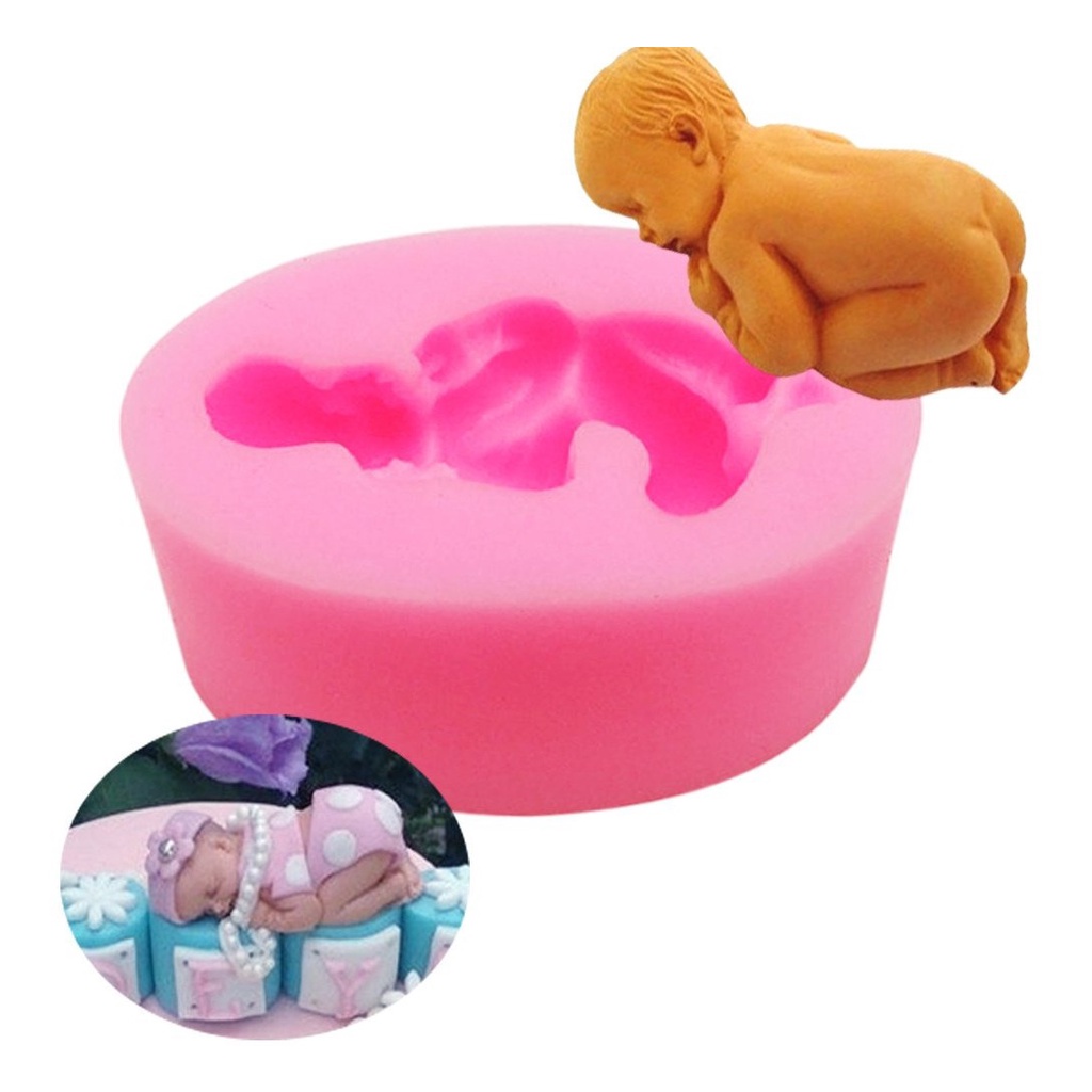 Molde Silicona Bebe Baby Showers D Peque O Fonda Yeso Jabon Shopee