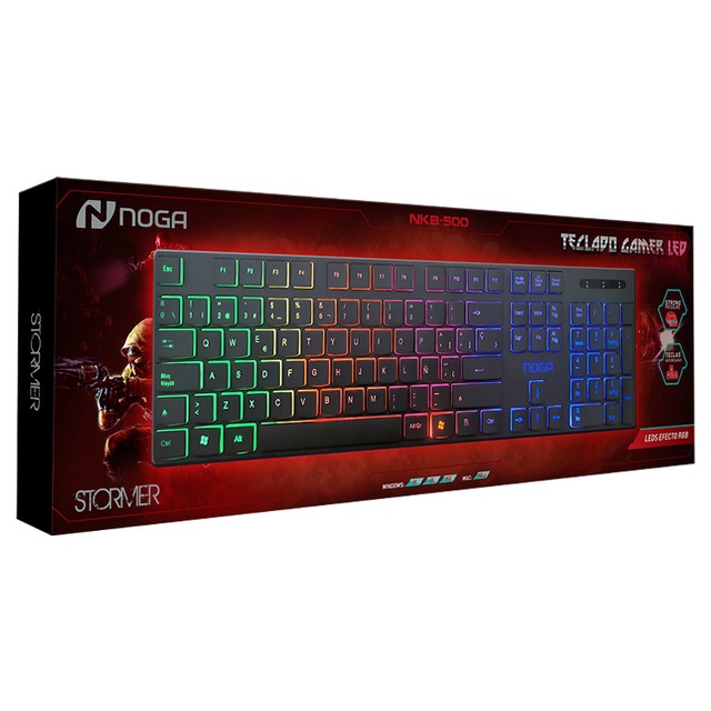 Nkb Teclado Gamer Retroiluminado Led Shopee Argentina