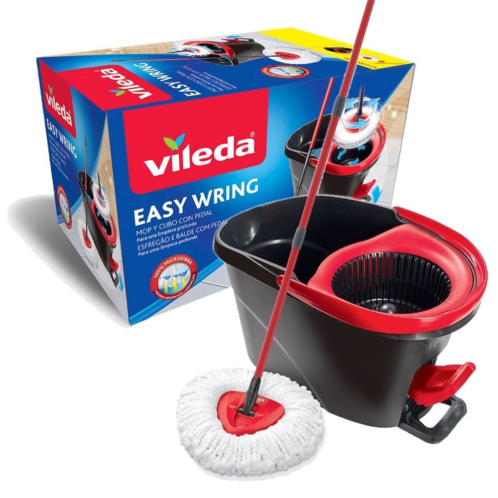 Vileda Easy Wring Clean Mopa Exprimidor Centrifugo Shopee Argentina