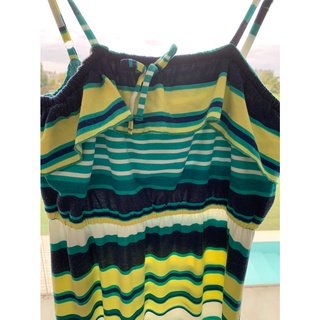 Vestido Verde Y Amarillo Shopee Argentina