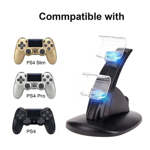 Base Soporte Cargador Joystick Doble Ps Slim Y Pro Shopee Argentina