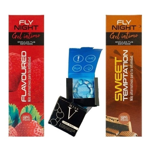 Kit X2 Geles Intimos Sabor Frutilla Y Chocolate + Love Ring Shopee