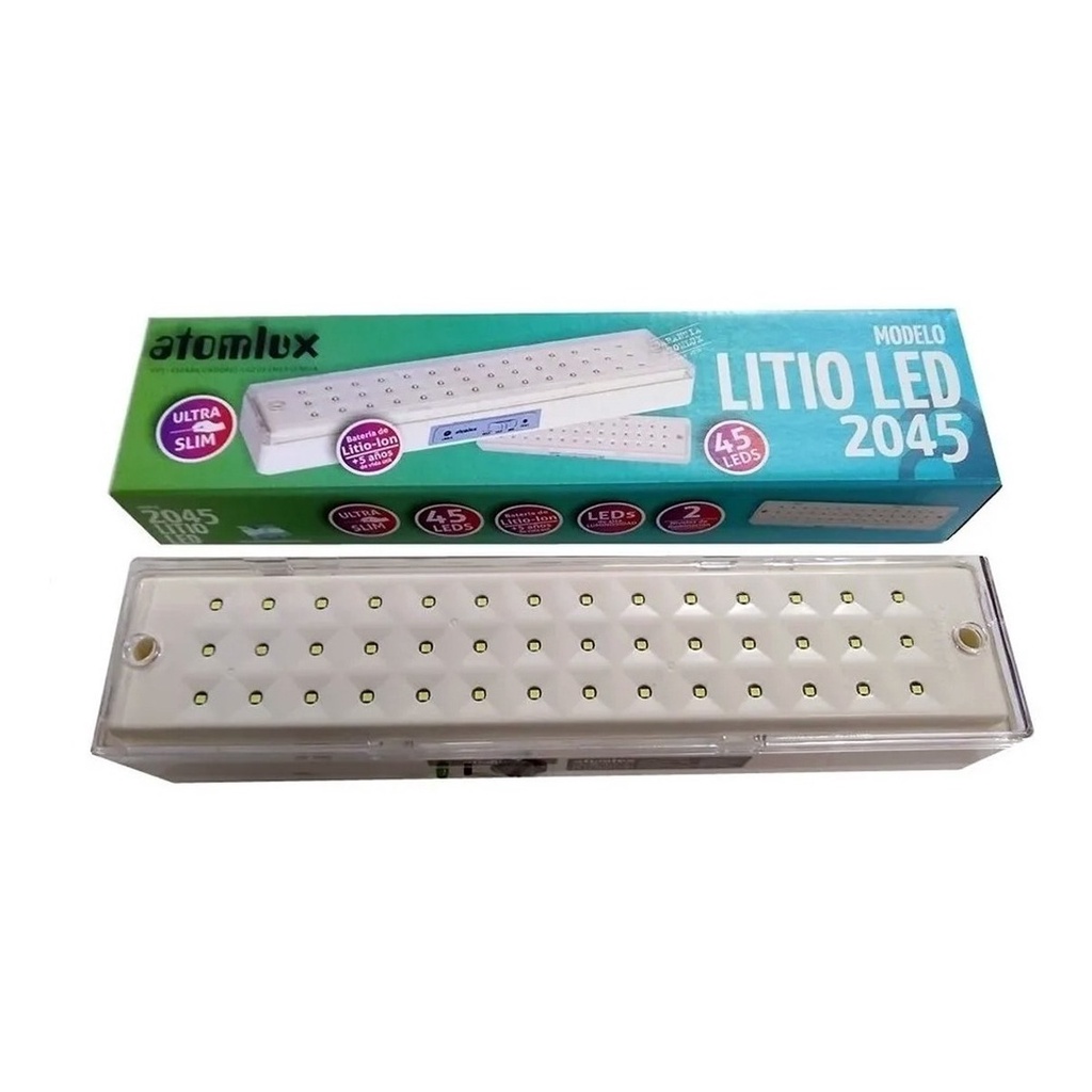 Luz De Emergencia Atomlux 2045 Litio Led 42 Leds 15 Horas Shopee Argentina