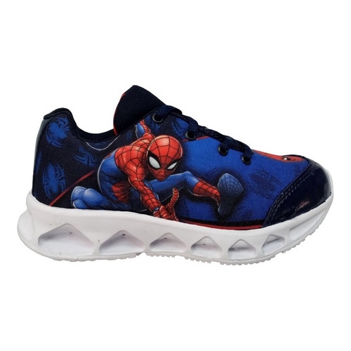 Marvel Zapatillas Spiderman Hombre Araña Con Luces Original Shopee