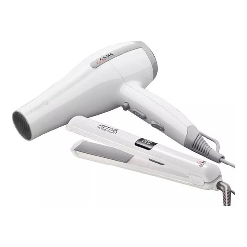 Set Ga.ma. Plancha Attiva Digital + Sec Scirocco Titanium | Shopee Argentina