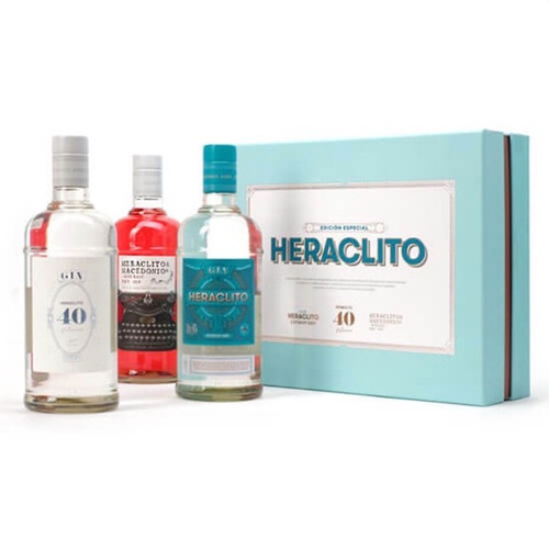 Gin Heraclito Estuche Edicion Especial 3 Botellas Vico Shopee Argentina