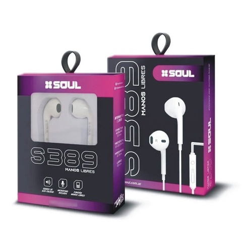 Auriculares Soul Manos Libres Micrófono Cable 3.5mm | Shopee Argentina
