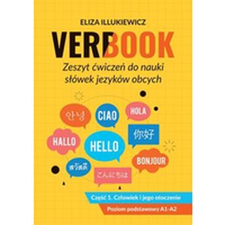 Verbook Zeszyt ćwiczeń do nauki słówek języków obcych. Część 1. Człowiek i jego otoczenie