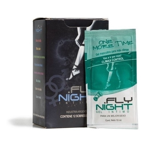 Gel Lubricante X 12 Unidades Fly Night One More Time Shopee Argentina