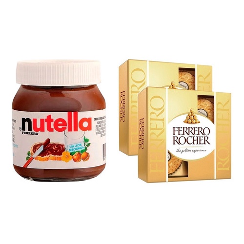 Chocolate Nutella Ferrero 350g+ 2 Ferrero Rocher X4 Bombones Shopee