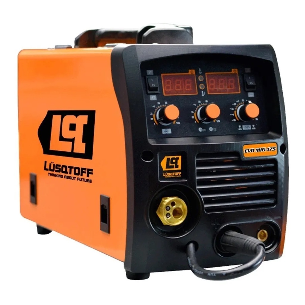 Soldadora Inverter Mig Lusqtoff Evo 175 Suelda Con Y Sin Gas Monofasica