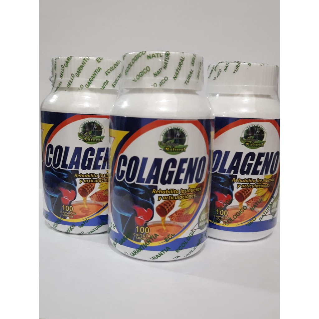 Colageno Hidrolizado Por 100 Capsulas Ecologico Natural Shopee Argentina 0999