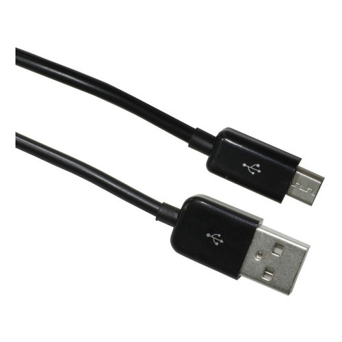 Cable de datos carga Micro USB V8 A USB Android Cordon Color Plata 2 METROS 