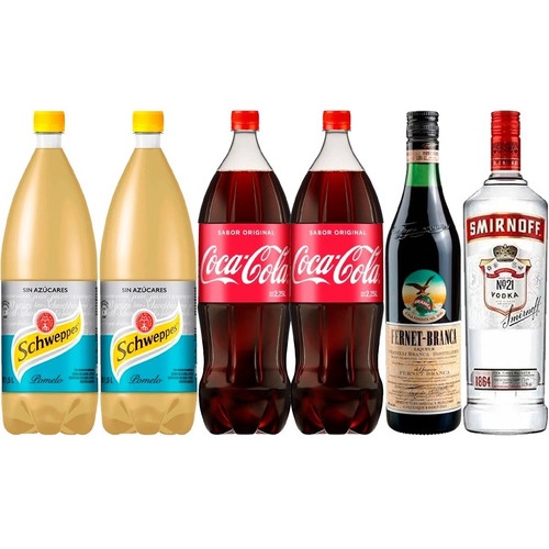 Schweppes Sin Azucar Pomelo + Coca Cola Original + + Shopee Argentina