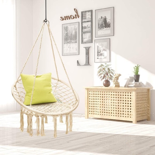 Hamaca X2 Sillon Columpio Macrame Colgante Interior Exterior | Shopee  Argentina