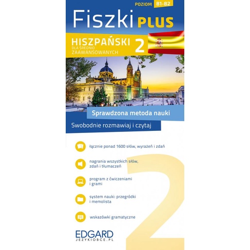 Featured image of Hiszpański. Fiszki PLUS dla średnio zaawansowanych 2 wyd. 2
