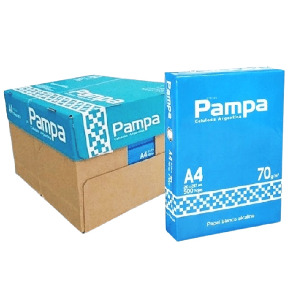 10 Resmas de hoja A4 70 gramos PAMPA Shopee Argentina